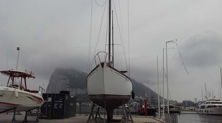 inspection of a boat