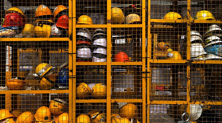 capacete de prevenção