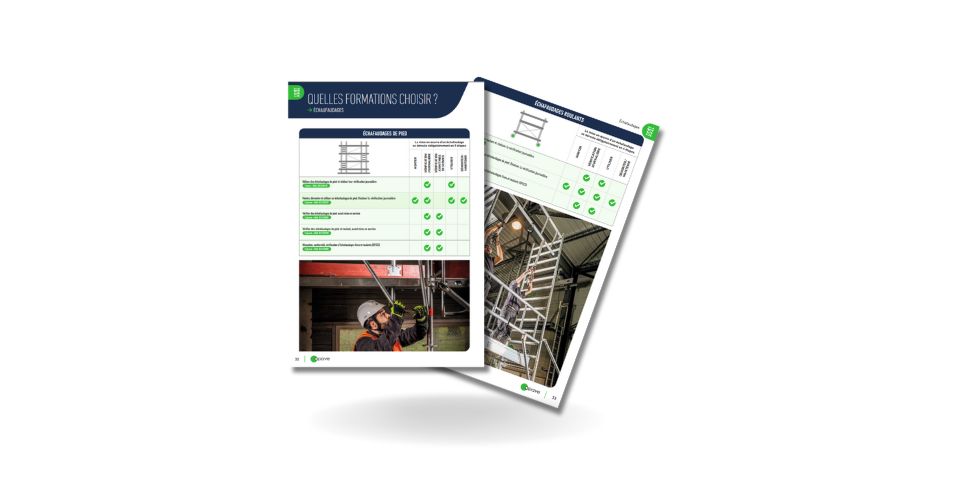 Visuel du guide de choix Apave formations échafaudages