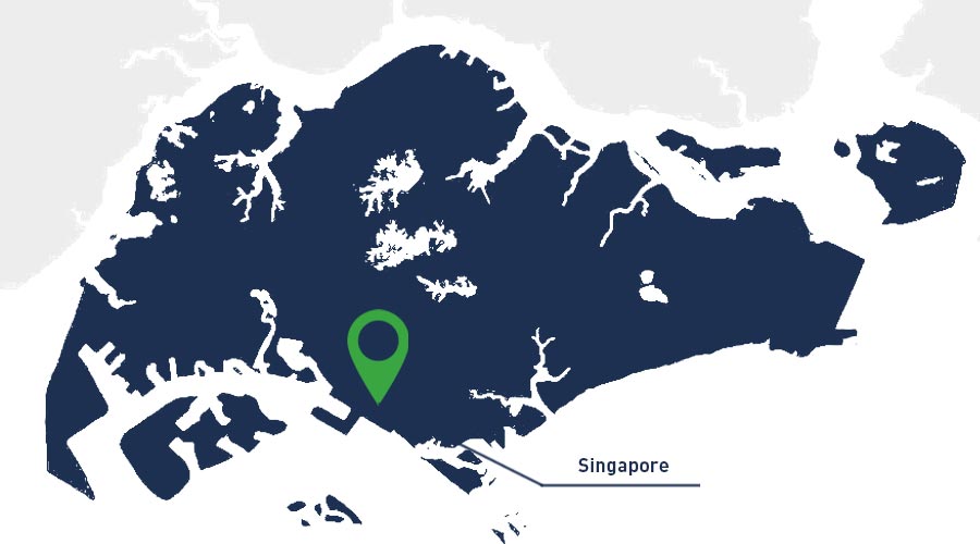 Carte Singapour
