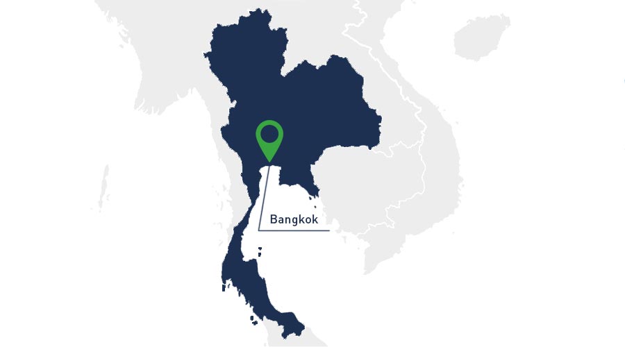 Map of Thailand