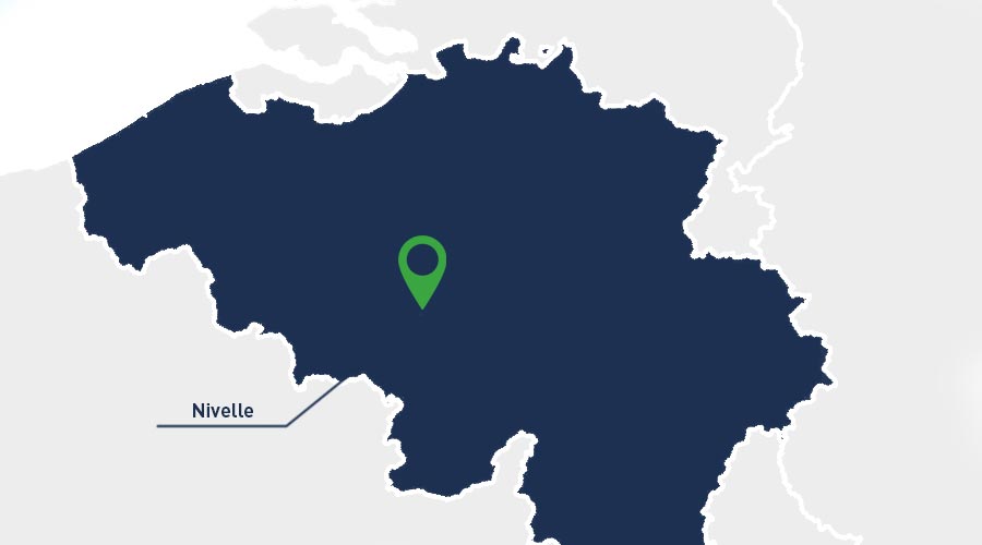 Map of Belgium
